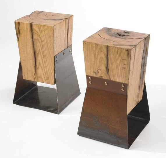 wooden side table modern