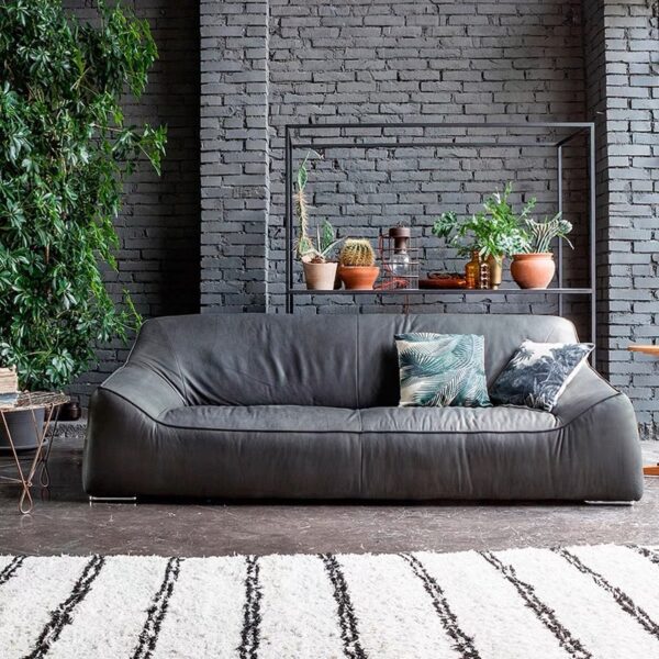 Contemporary Leather Sofa