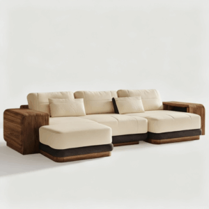 The 'Aura' 3-Seater Sofa with Integrated Daybeds