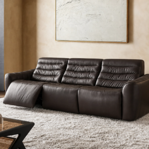 3 Seater Leather Recliner Sofa
