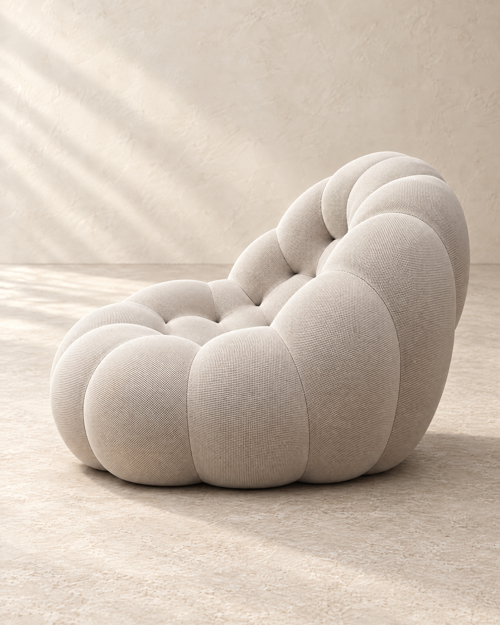 Tufted Pebble Lounge Chair - Image 2